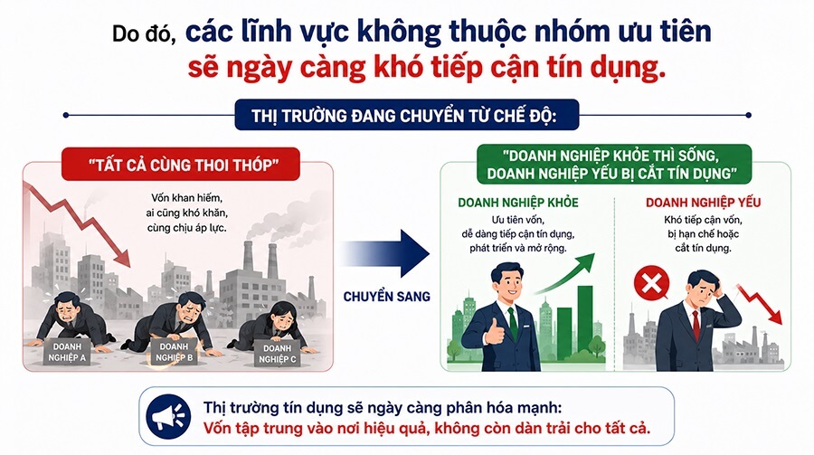 Thị Trường Tín Dụng Trước Bước Ngoặt Sàng Lọc Doanh Nghiệp?